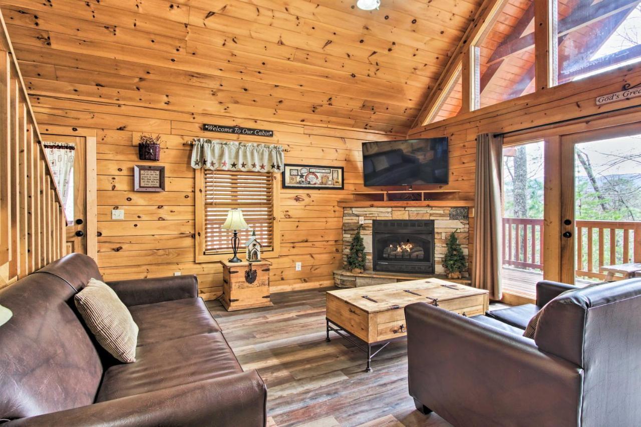 Gatlinburg Mountain Cabin With Grill And Pool Table! Exterior foto